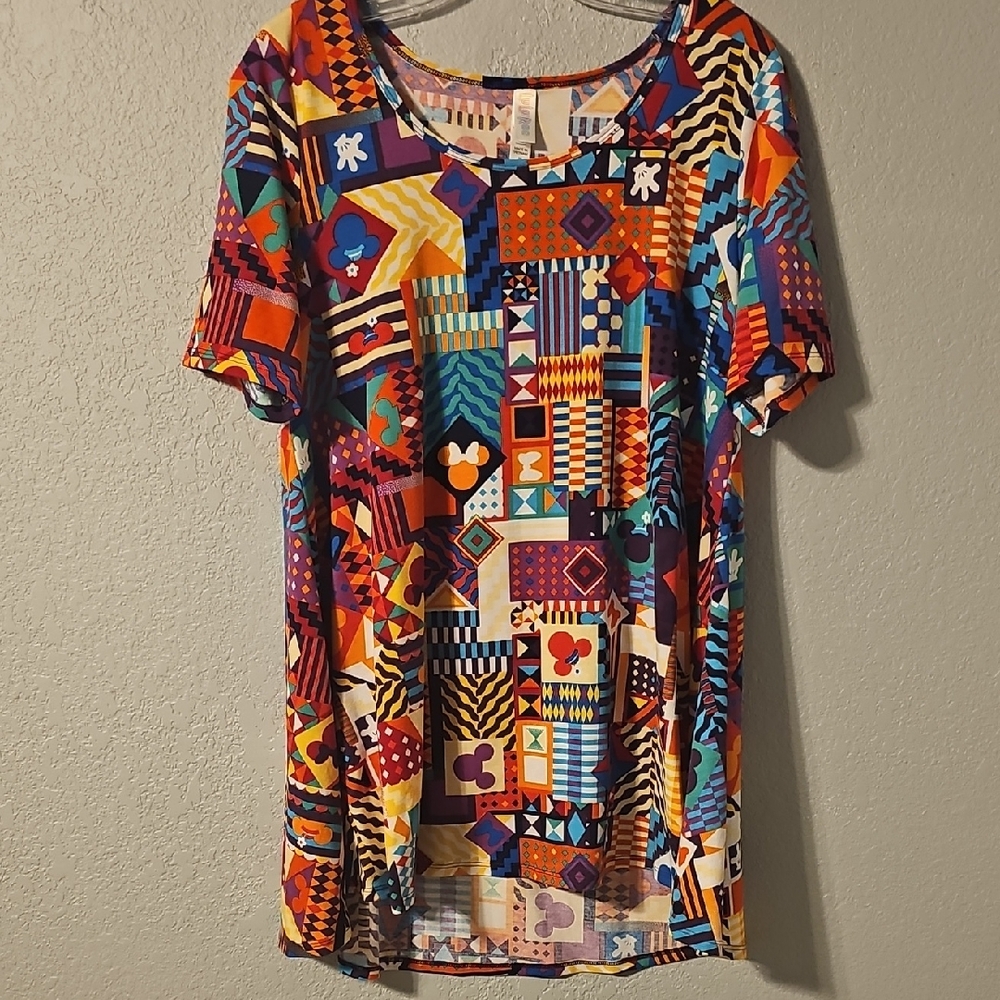 LuLaRoe Mickey Inspired Perfect Tee